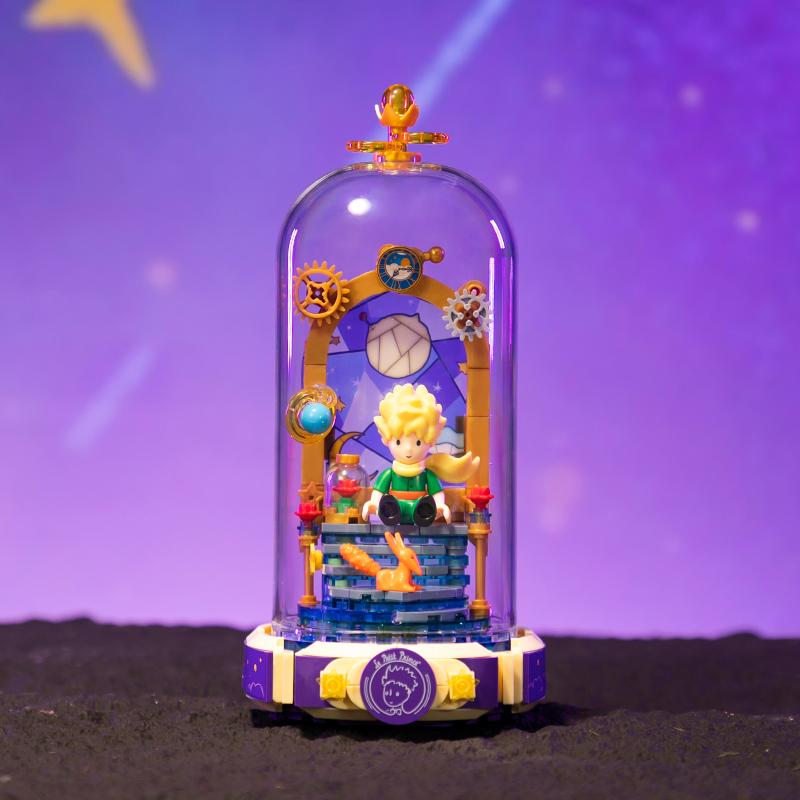 

Le Petit Prince Building Blocks Rose Eternal Dream Scene Assembly Toys Model Ornaments Building Blocks Children Gifts no box