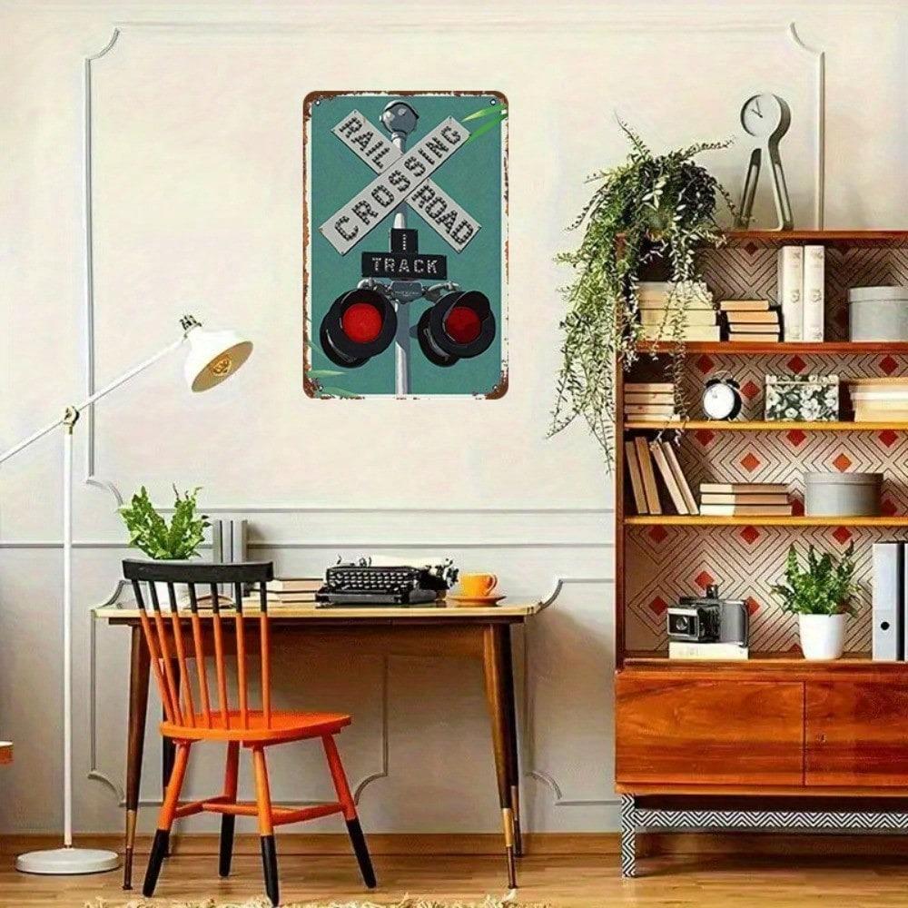 Apfel-Print Metall Wandkunst Aufbewahrungskorb Heimdeko Halloween Geschenk