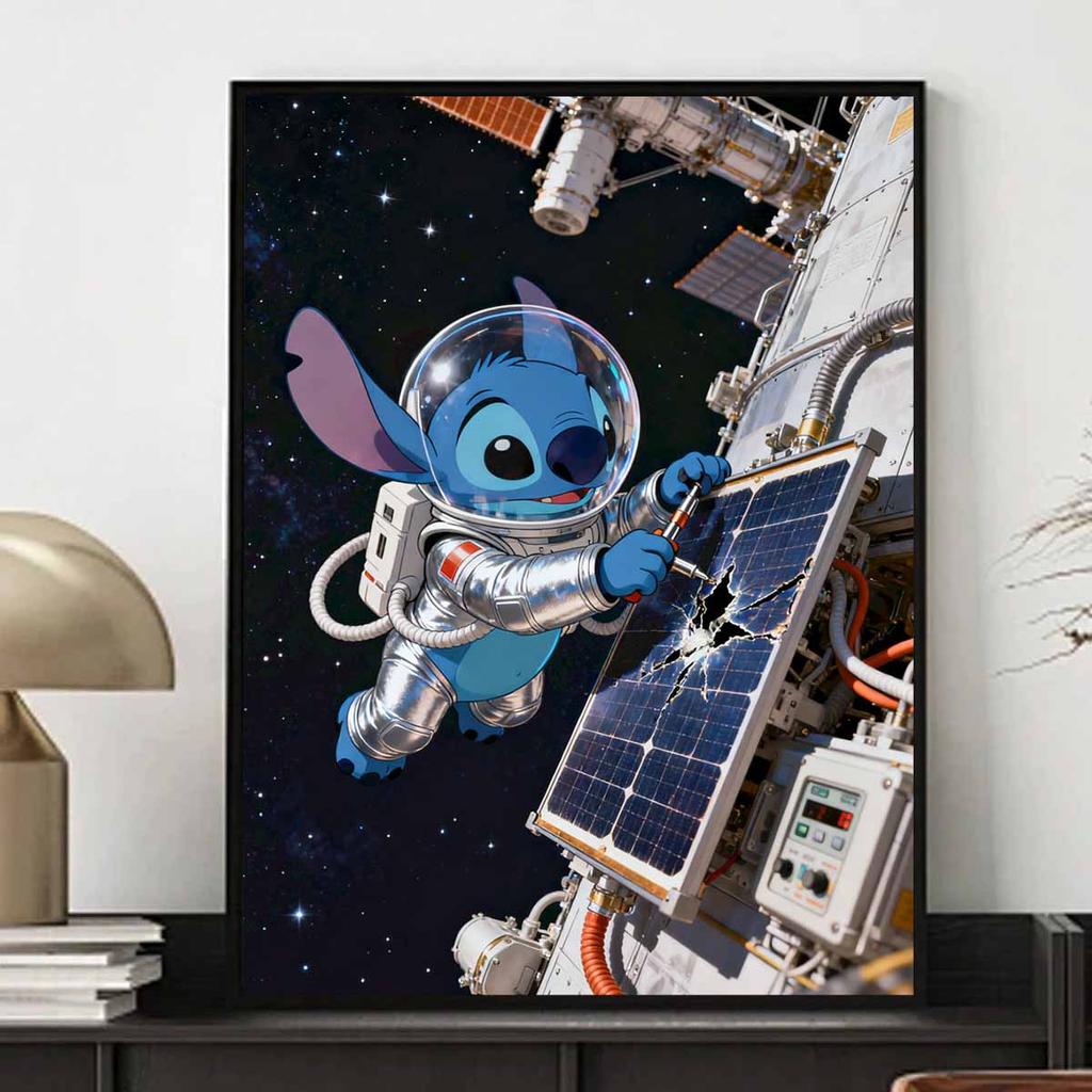 Disney Diamond Painting Stitch Astronaut DIY Space Diamond Art Painting Set for Home Office Decoration Handmade Gifts