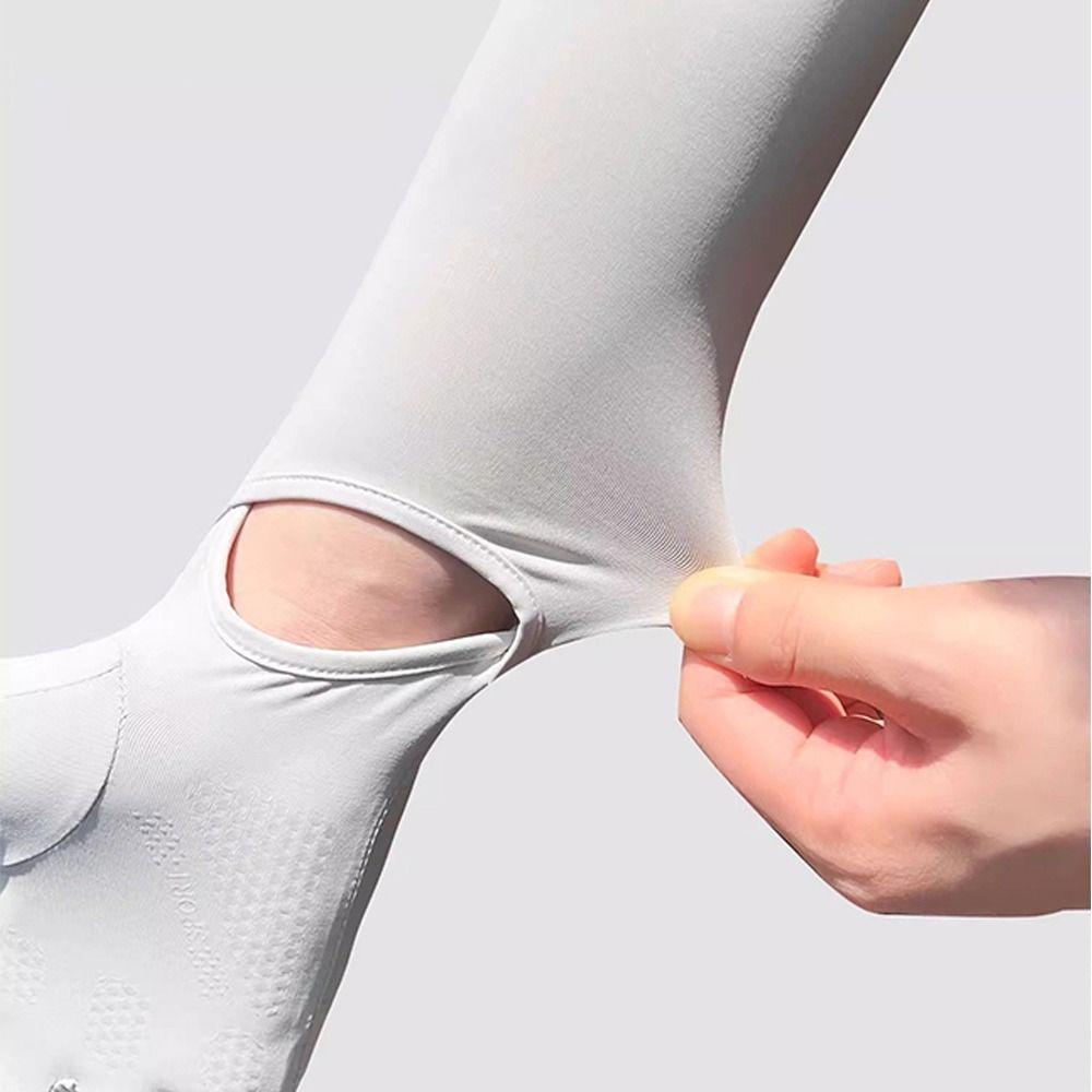 Long Gloves Sun Protection Gloves Ice Silk Bicycle Gloves Breathable Ice Silk Sleeve Outdoor Sport