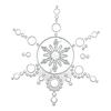 5 Pcs Christmas Tree Cutting Dies Embossings Stencils Christmas Metal Die Cuts for DIY Scrapbooking Card Decoration