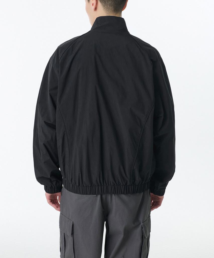 Musinsa Standard Oversized Track Windbreaker Jacket [Black]