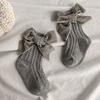 Spring Autumn Girls Short Socks Children Toddler Soft Cute Bow Kids Breathable Cotton Newborn Kids Socken For 0-5 Years