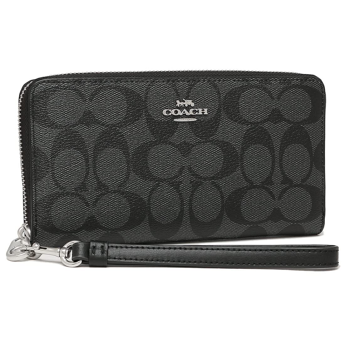 

Outlet Длинный кошелек Signature Серый Черный C4452 SVTSQ [Coach] Женский [Товар]