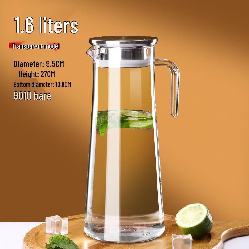 Commercial Cold Water Striped Acrylic Pitcher - Durable and Drop-Proof for Juice, Tea, Water, or Lemonade.