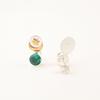 Chrome Diopside Gemstone 925 Sterling silver Jewelry Studs 0.8" For Wedding Gift EE-141-8