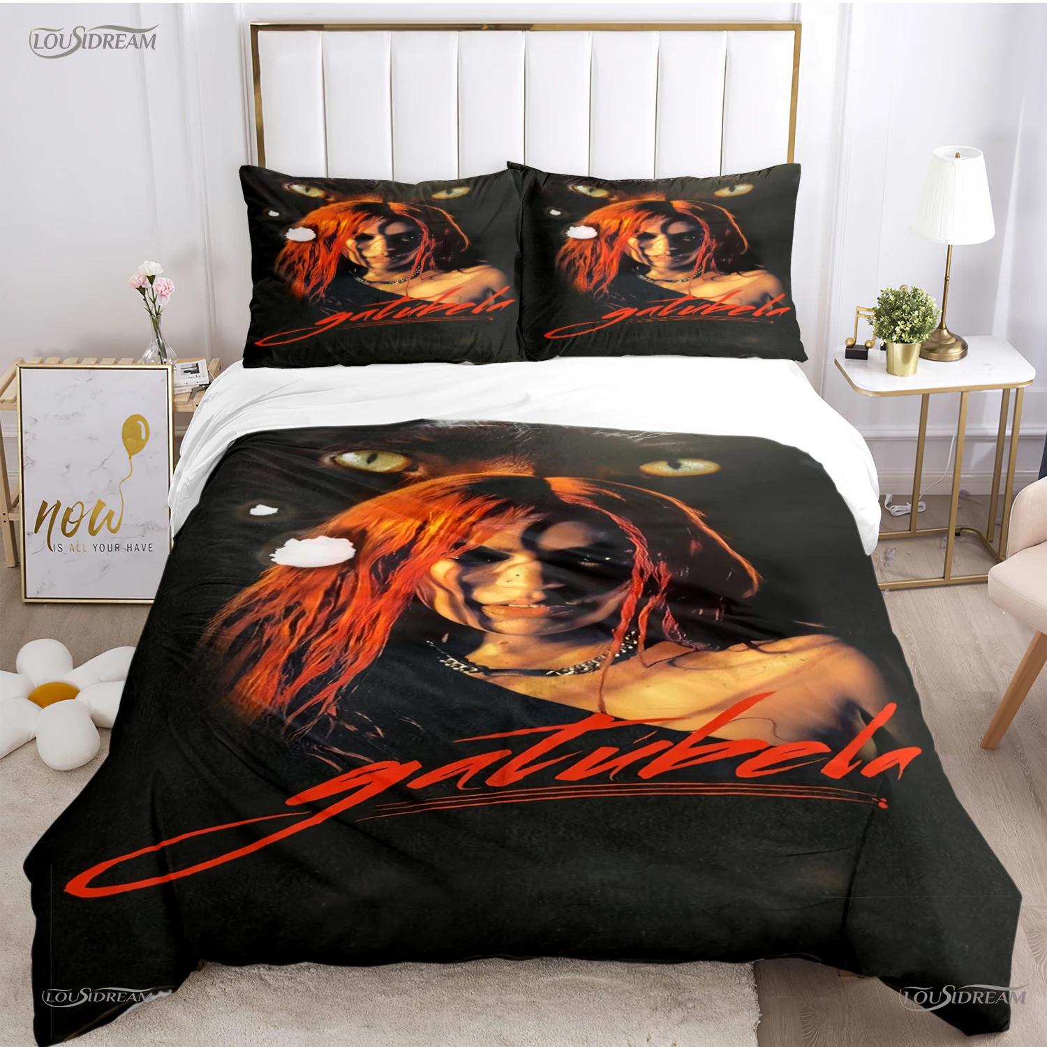 

Casal Karol G Sexy Singer All Season Duvet Cover Comforter Bedding Set Soft Quilt Cover and Pillowcases Single/Double/Queen/King 135x200cm