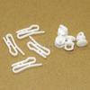 Plastic Universal Curtain Pulley Hook for Slide Rails