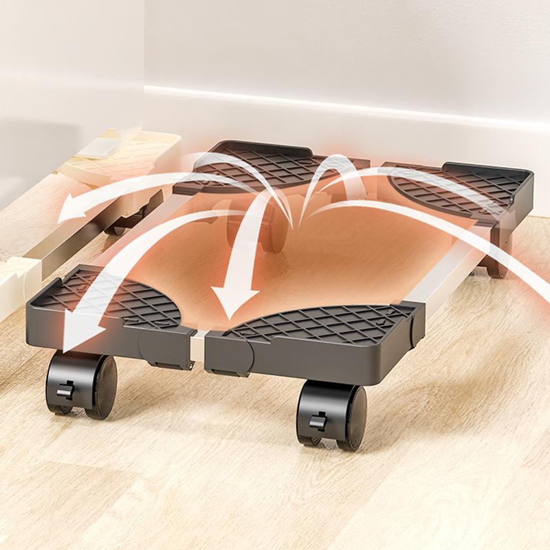 Verstellbarer stabiler mobiler Computer-Tower-Ständer mit Rollen-Rädern PC-Bodenständer für Home Office