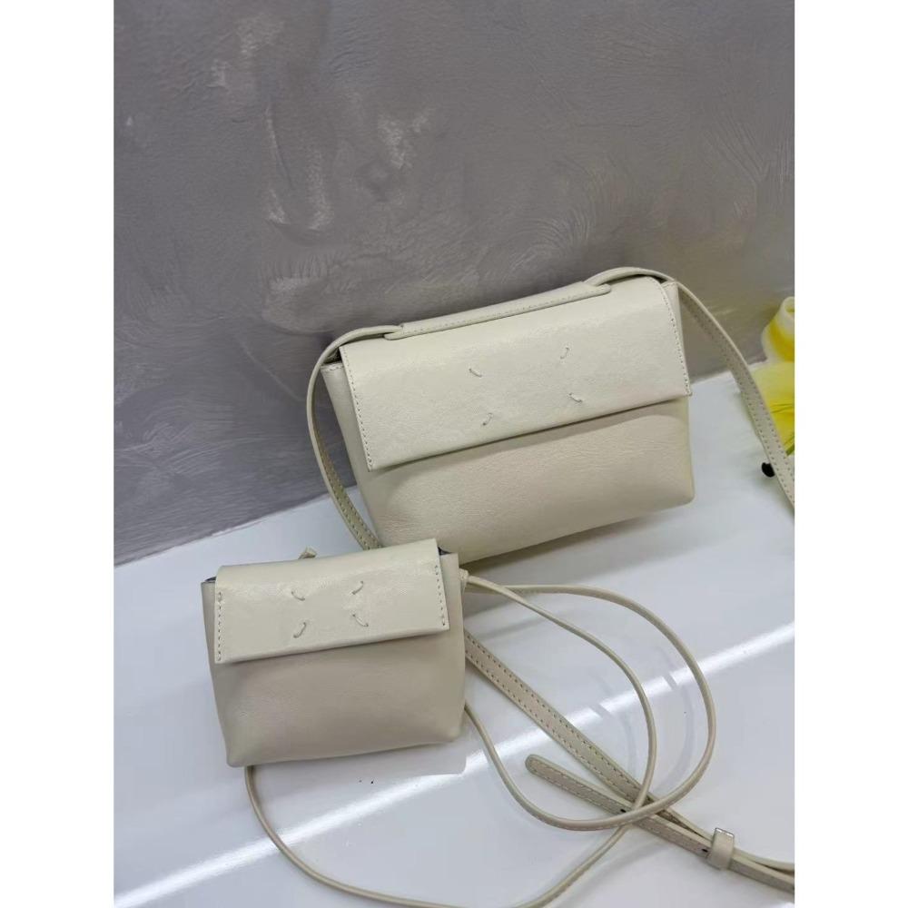 

Женская сумка на одно плечо из коровьей кожи для матери и ребенка, практичная косая сумка Span, сумка на одну руку из мягкой кожи подмышкой, мягкая натуральная кожа. белый