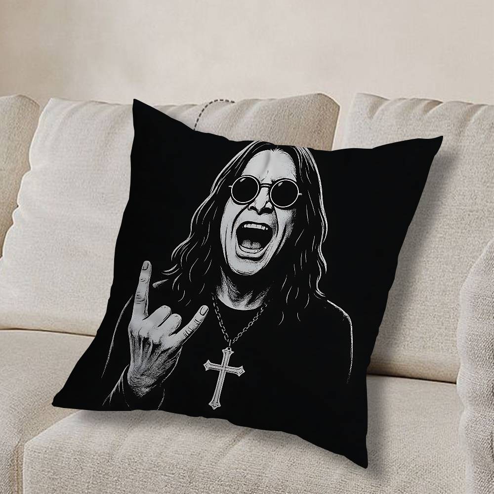 Horký kapela O-Ozzy OsbourneS Povlak na polštář Pohovka Obývací pokoj Ložnice Čelo postele Opěrka Zadní polštář Čtvercový polštář Čas na zdřímnutí