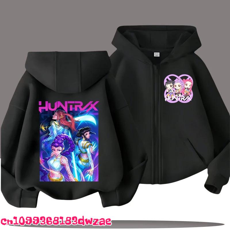 Modischer Anime Grafik Reißverschluss Hoodie Kinder Kapuzenpullover Jungen Mädchen Frühling Herbst Lässige Streetwear Jacke Kinderkleidung