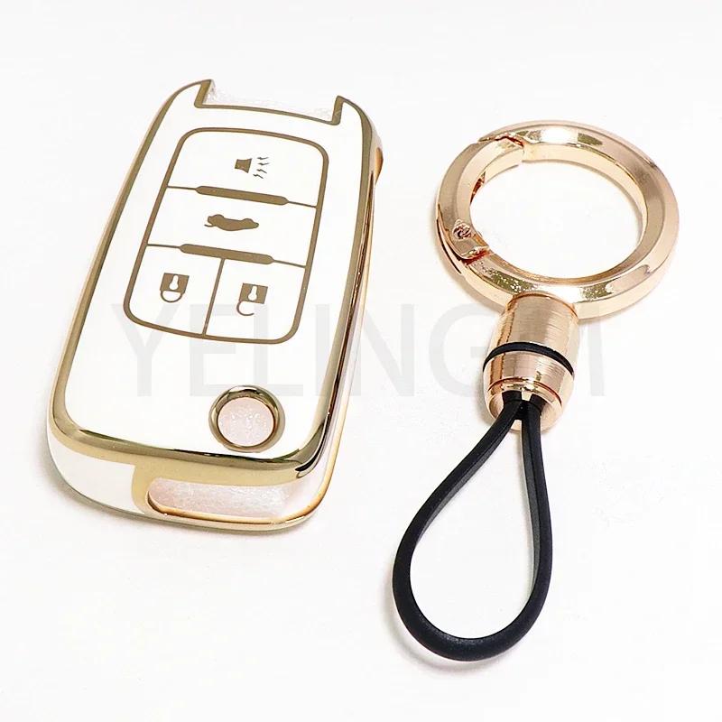 Husă TPU Smart Key Pentru Cheie Auto Chevrolet Fob pentru Chevrolet Chevy Cruze Malibu Camaro Aveo Equinox Impala Sonic 2 3 4 5 Butoane