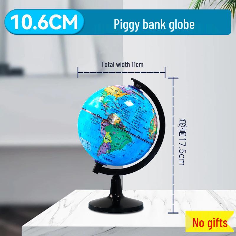 14.2CM High-Definition PVC Globe for Teaching and Ornamentation, Ideal for Middle School Students