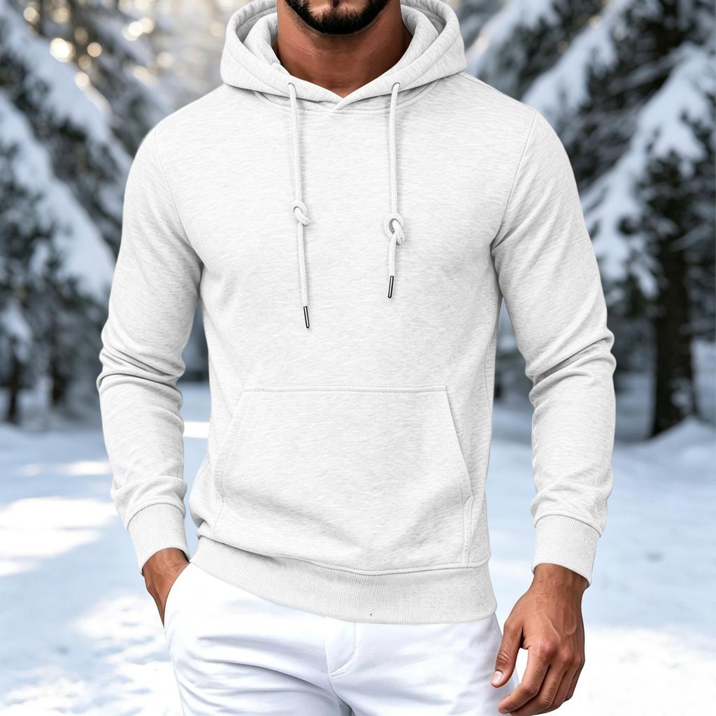 Men's Color Lined Hoodie for Casual Everyday Wear