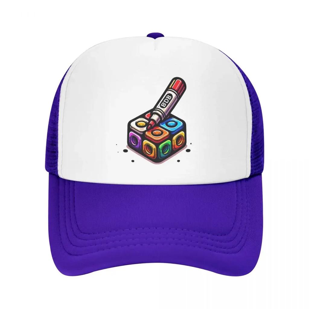 Marker Bfdi Cap Fashion Casual Mesh Baseball Caps Adjustable Hat Hip Hop Summer Unisex Baseball Hats Polychromatic