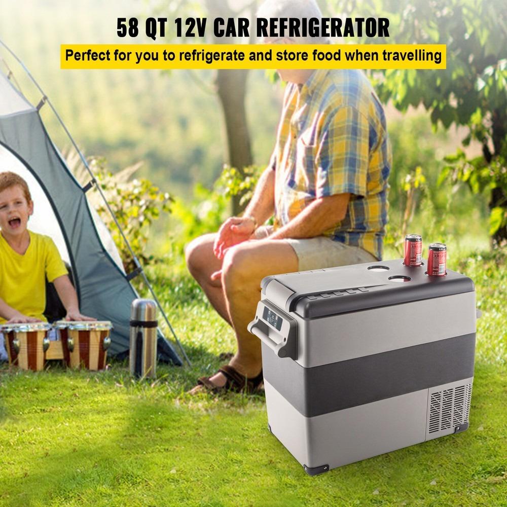 55-liter Portable Electric Refrigerator Small Vehicle Mounted Camping Refrigerator