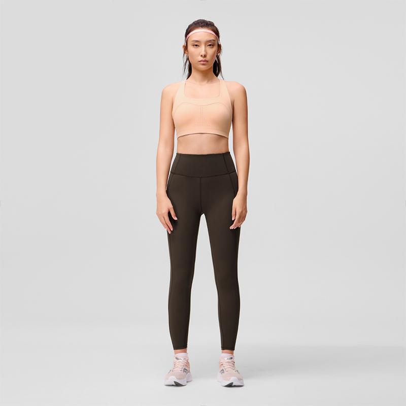 SAUCONY Solid Low Waist Casual Comfortable Sports Pants Women Pants Oak-Brown SC1249008DY-CO47