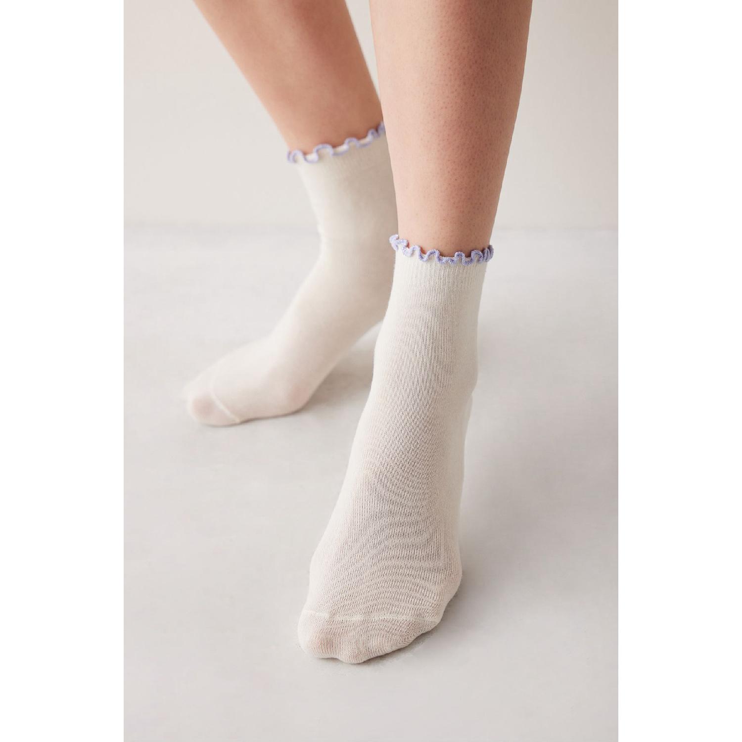 

Colored Frill 2li Socket Socks Standart