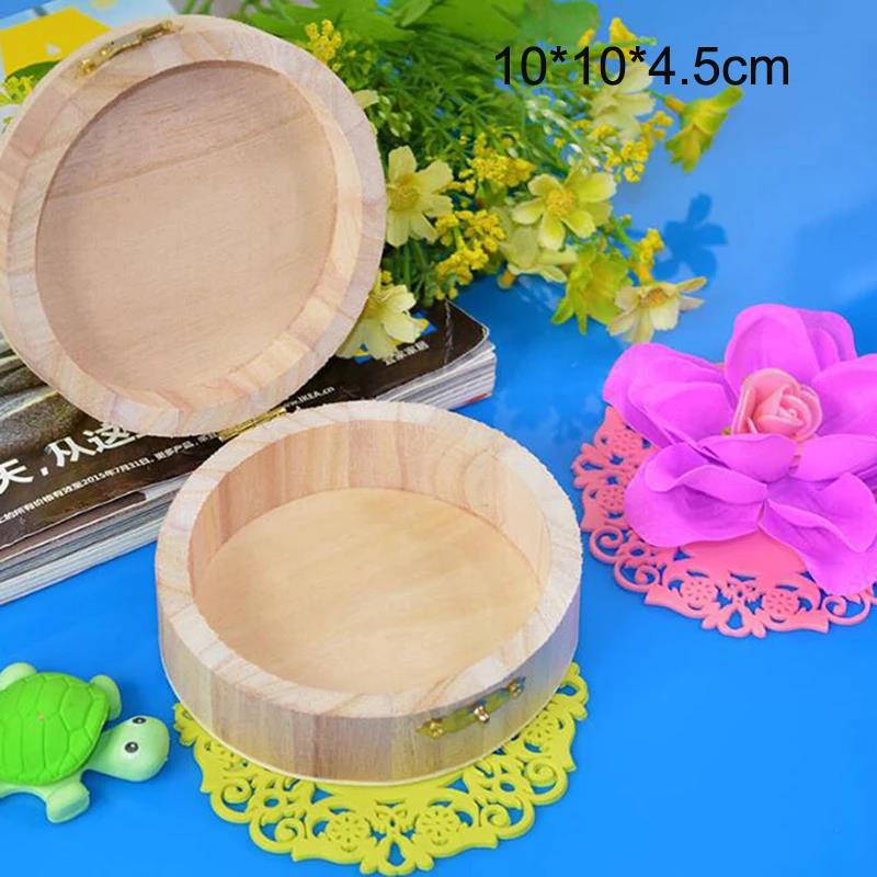 

В наличии Сделанная вручную шкатулка для хранения украшений Деревянная Однотонная Конфетница Органайзер для колец Поделки Натуральный цвет Деревянная упаковка для мыла