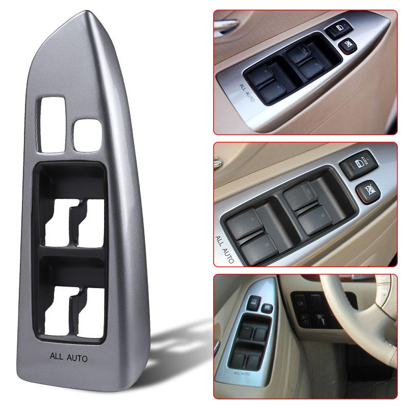 Крышка панели переключателя кнопок переднего и заднего окна автомобиля для Toyota Land Cruiser Prado 120 LC120 2003-2009 74232-60440 передняя левая Front Left
