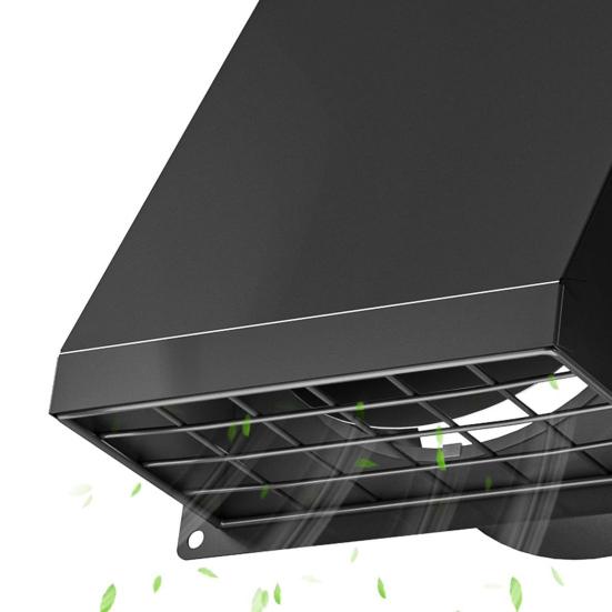 Tørketrommelventilasjonsdeksel 4 tommer Ute med Avtakbart Gitter Enkel Installasjon Rustfritt Stål Veggmontert Avtrekksventil