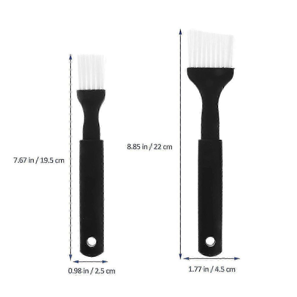 Pastry Brush, 4pcs Nylon Bristle with Plastic Grip for Basting Baking Cooking - 2 Big & 2 Small