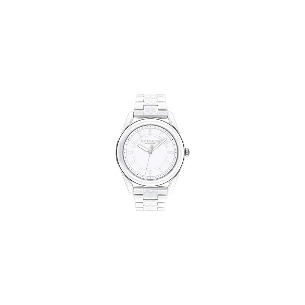 Coach Preston Women s Watch White Dial Stainless Steel Band 14503771