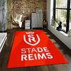 Stade Reims Logo Carpet suitable as a non-slip mat for the living room or bedroom sofa