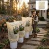 Frost Shield for Small Trees And Shrubs Plant Protection Cover with Viewing Window, Extra Thick Non-woven Winter Weatherproof Blanket Cold Climate