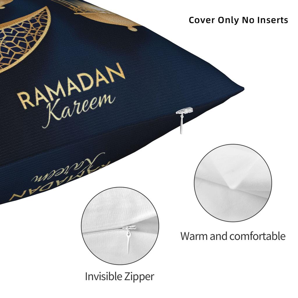 Ramadan Lantern Pillow Case Square Pillow Cover Morden Pillowcases For Wedding Party Home Decor