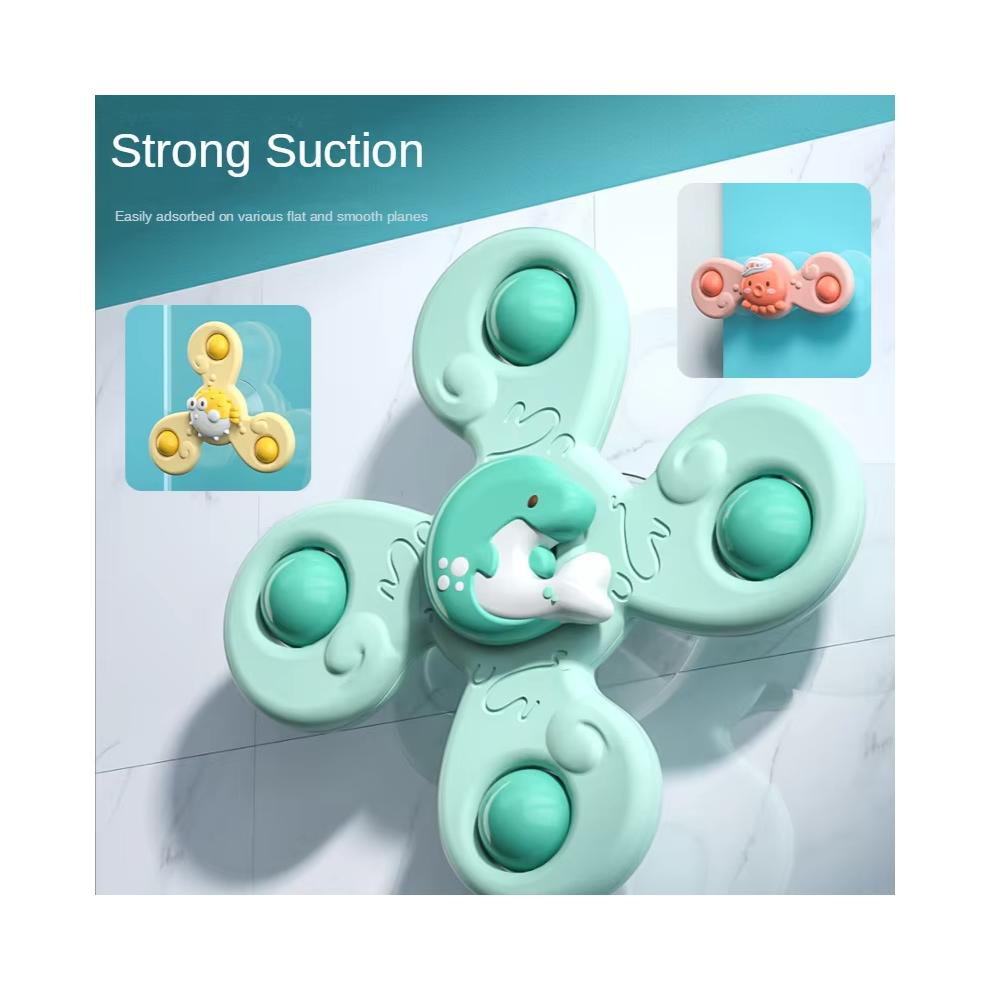 3 pièces Jouets de Bain pour Salle de Bain d'Enfant Amusement du Bout des Doigts