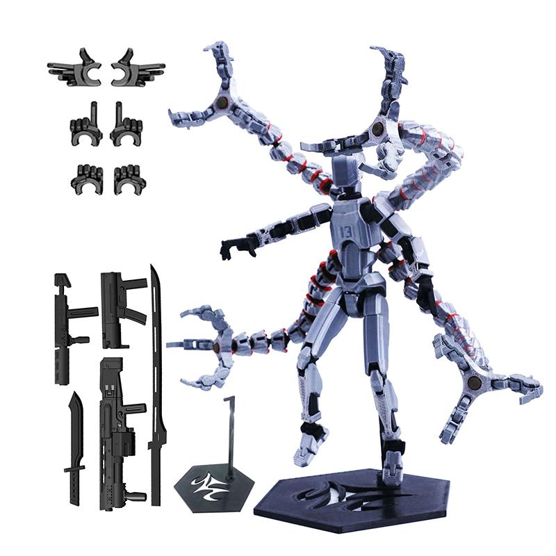 

Доктор Осьминог 13 Серия щупалец Игрушки Экшн-фигурки 3D-печатный манекен-муляж Многосуставная экшн-фигурка Настольное украшение