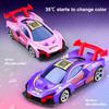 New 1:64 Temperature-sensitive Color-changing Alloy Car Model 6PCS Cool Inertia Pull-back Alloy Sports Car Toy Children's Gift