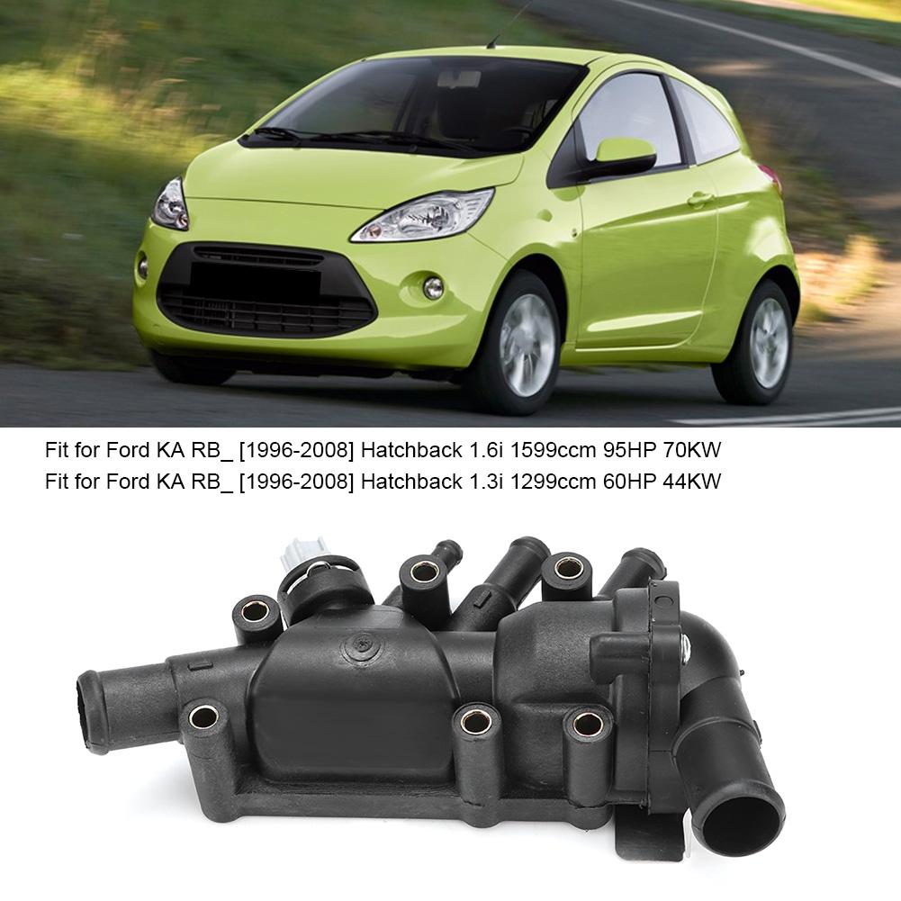Car Engine Coolant Thermostat 1337823 Fit for FORD KA 1.3 1.6 DURATEC 2002 2008