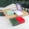 SeamiArt 1pc Portable Travel Watercolor Plastic Painting Box with Palette Half Pan Mini Paint Storage Case for Art Supplies