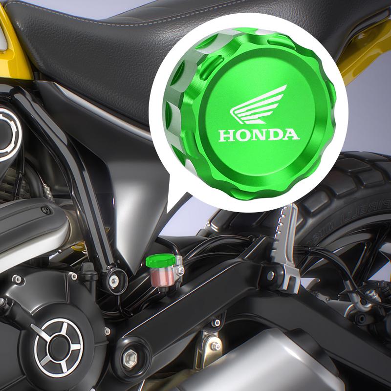 Motorcycle Rear Brake Fluid Reservoir Cover Engine Oil Cap For Honda CBR 125R 954 600 F4i 650F 650R 1000F CBR 600RR 1000RR
