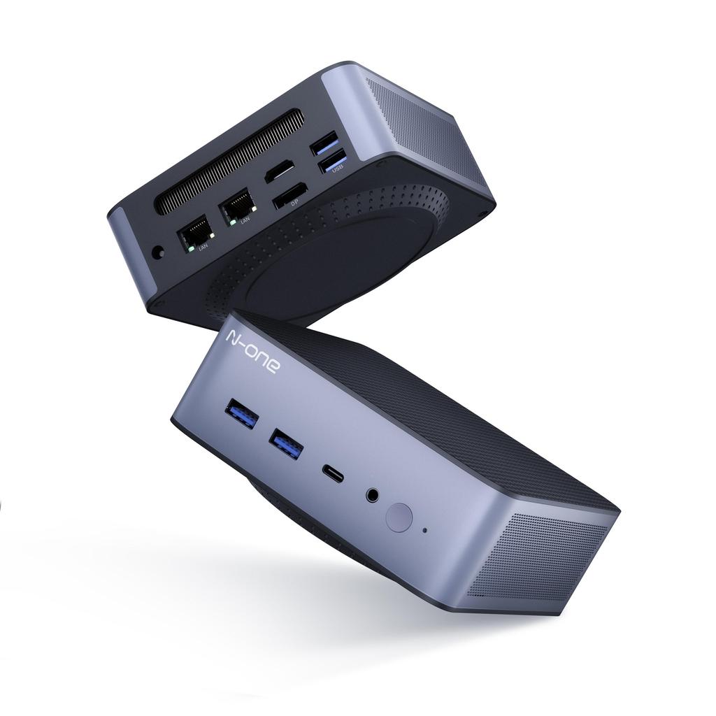 N-one Mini PC Pro+ AMD Ryzen™ 7 8745HS 32GB DDR5 1TB SSD Windows 11 Pro Wi-Fi 6 Desktop Gaming Mini PC