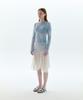 PISCESS Floral Lace Skirt_White