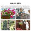 Garden Black Plant Hook Plant Hanging Bracket Metal Wall Hook For Outdoor Indoor Hanging Plants Baskets Flower Pots