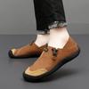 Loafers Men Matte Leather Soft Brown Casual Moccasin Men's Shoes Black Leather Shoes Driving Flats plus Size 38-47