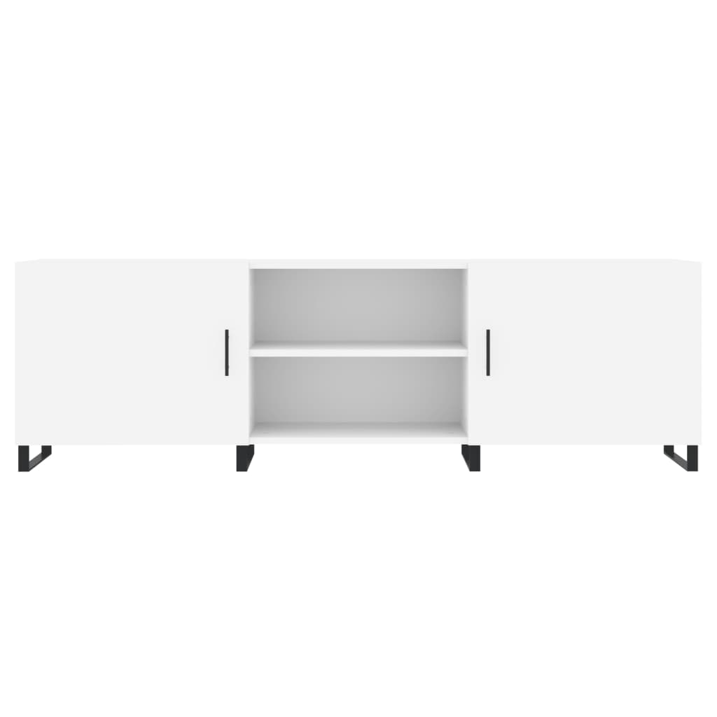 TV Cabinet White 150x30x50 cm Particleboard