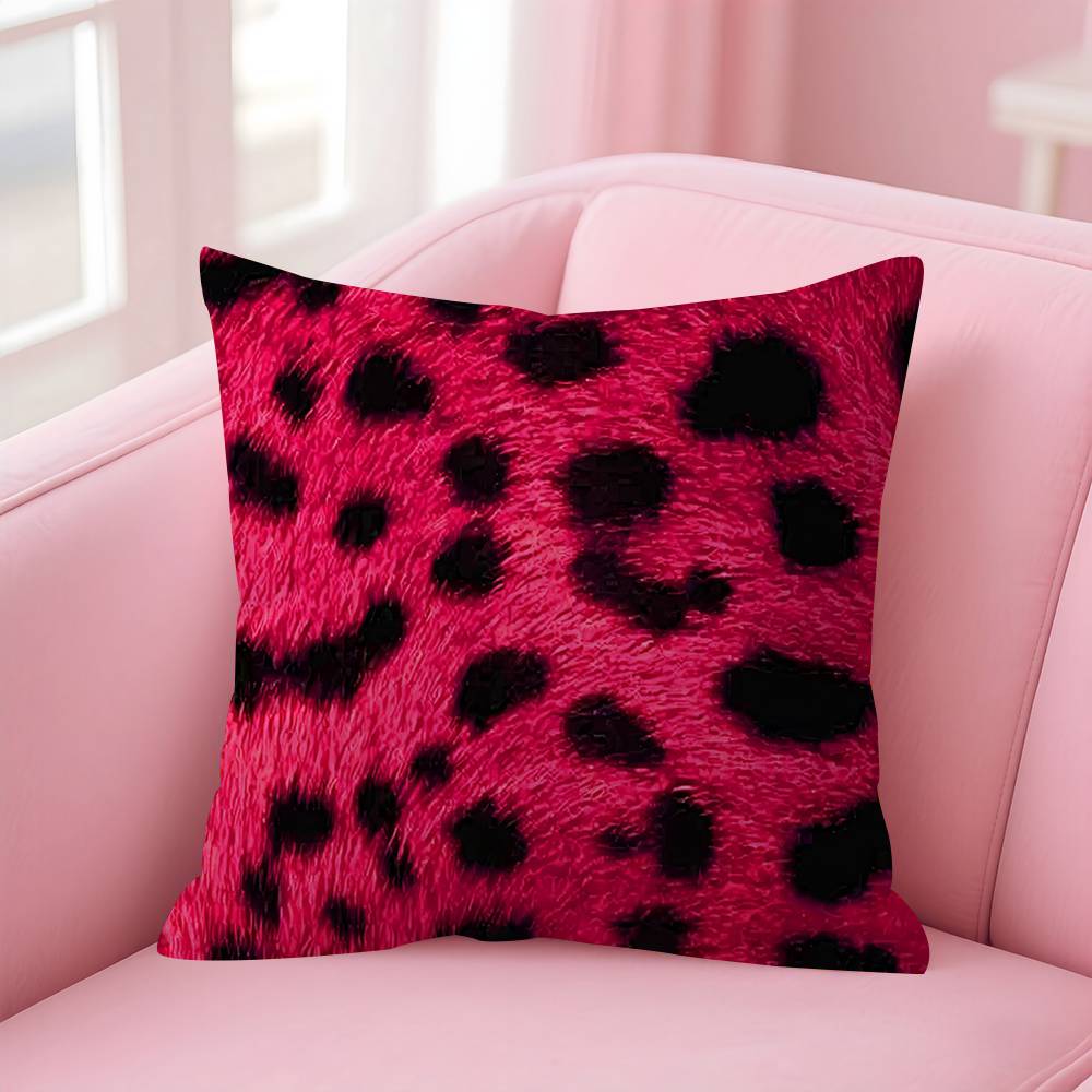 Luxury Leopard Pillow Cushion Cover Pillowcase Living Room Sofa Home Decor Customized