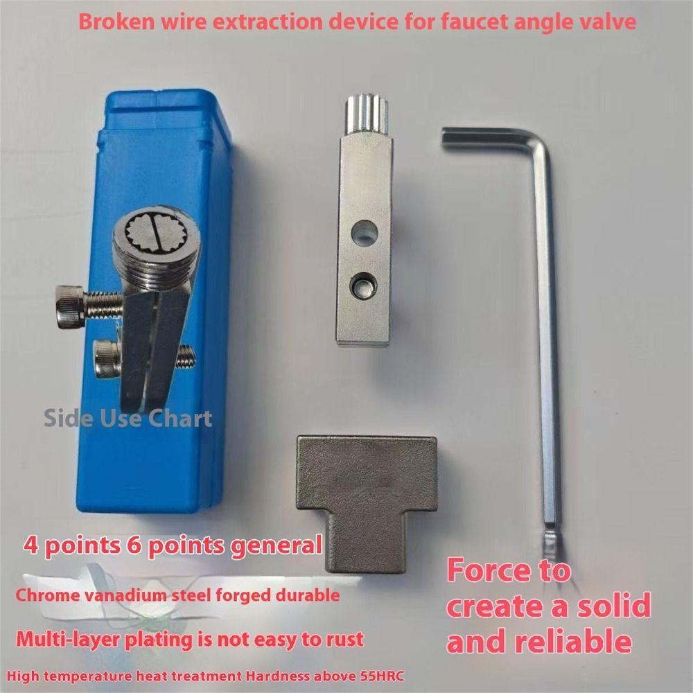 DIY Damaged Screw Extractor Set Multifunctional Broken Bolt Extractor Kit  for Men