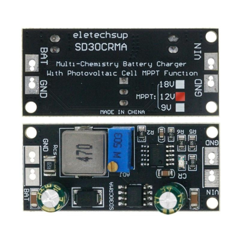 Multifunction SD30CRMA MPPT Charger Module Home Solar System Component Easy To Carry for Solar Panel & Lithiums Batteries