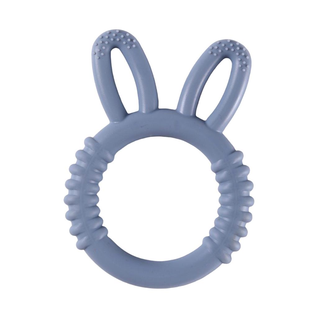 Baby Silicone Teether Bunny Baby Soothing Biting Fun Children Teething Toy