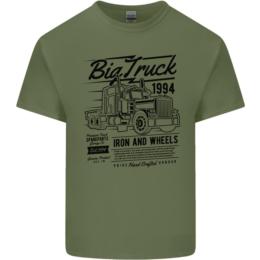 HGV Driver Big Truck Lorry Unisexs Light Cotton TShirt