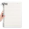 Grid Paper for Drawing A5 Spiral Notebook, Lined /Horizontal Grid/Blank Inner Page, Agenda Notebook Morandi Solid Color Cover Sketchbook Office
