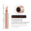 Non-Magnetic 936 Pure Copper 5-Piece Soldering Iron Tip Set for Cross-Border Electric Soldering