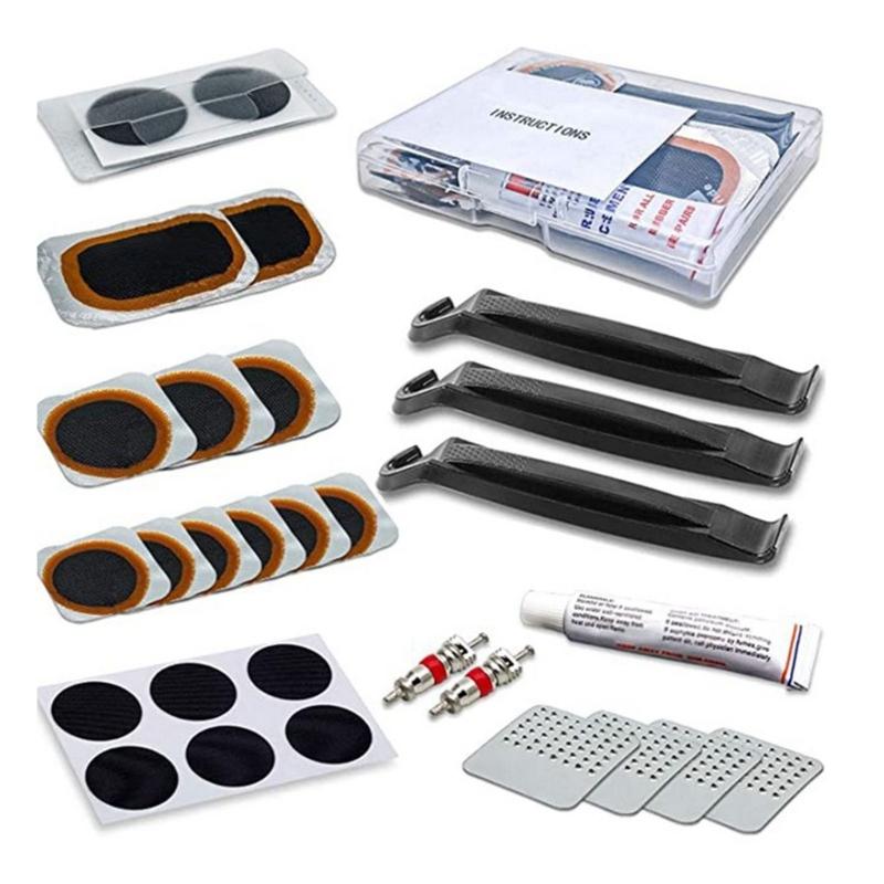 Bicycles Tire Puncture Repair Kits Rubber Tire Patches Bicycles Inner Tube Tire Tool Portable Cycling Repair Tool